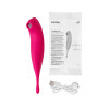 Точечный вибратор с вакуумной стимуляцией Satisfyer Twirling Pro Connect App, силикон, красный, 20см