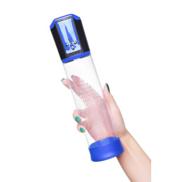 Автоматическая помпа для пениса Sexus Men Expert Ragnar, ABS-пластик, синяя, 29 см