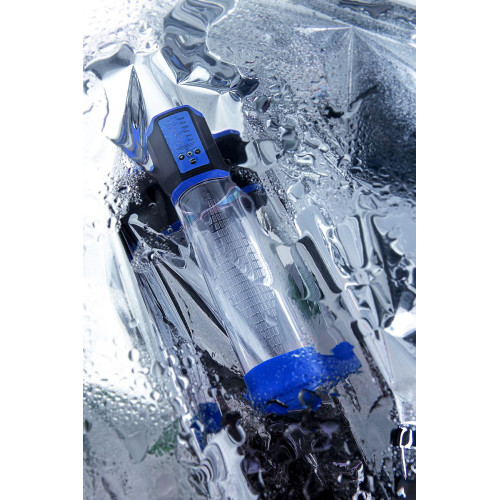 Автоматическая помпа для пениса Sexus Men Expert Ragnar, ABS-пластик, синяя, 29 см