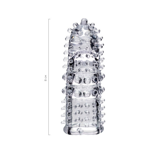 Насадка на палец A-Toys by TOYFA Arbo, ТРЕ, прозрачный, 8 см