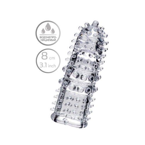 Насадка на палец A-Toys by TOYFA Arbo, ТРЕ, прозрачный, 8 см