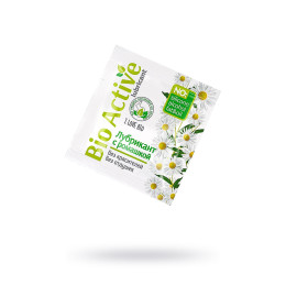 Гель-лубрикант «BIO ACTIVE» с ромашкой и Д-пантенолом, 3 гр по 20 шт в упаковке
