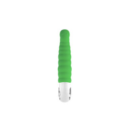 Вибратор Fun Factory Patchy Pаul, силиконовый, зелёный, 21,7 см