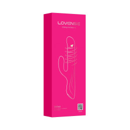 Многофункциональный вибратор LOVENSE Velvo с бусинами и клиторальным стимулятором, силикон, розовый