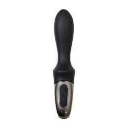 Вибростимулятор-унисекс с подогревом Satisfyer Heated Climax Connect App, черный, 20,7 см