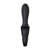 Вибростимулятор-унисекс с подогревом Satisfyer Heated Climax Connect App, черный, 20,7 см