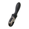 Вибростимулятор-унисекс с подогревом Satisfyer Heated Climax Connect App, черный, 20,7 см