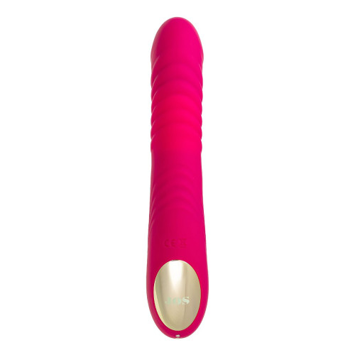 Виброкролик с функцией Up&Down JOS Seri, силикон, розовый, 22 см