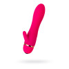Вибратор с клиторальным стимулятором A-Toys by TOYFA Liby , силикон, розовый, 15 см
