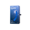 Двусторонний фаллоимитатор Satisfyer Double Crystal, стекло, голубой, 19,5 см