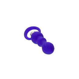 Анальная втулка ToDo by Toyfa Curvy, силикон, фиолетовый, 14 см, Ø 3,2 см