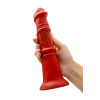 Вибратор Black&Red by TOYFA Monster Rex, силикон, красно-черный, 24,5 см