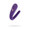 Многофункциональный стимулятор для пар Satisfyer Partner Double Classic, силикон, фиолетовый, 9,5 см