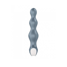 Анальная виброелочка Satisfyer Lolli Plug 2, силикон, серый, 11 см