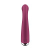 Вибратор для точки G  с ротацией Satisfyer Spinning G-Spot 1, силикон, бордовый, 16,8 см