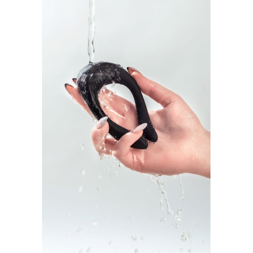 Многофункциональный стимулятор для пар Satisfyer Endless Joy, силикон, чёрный, 13,5 см.