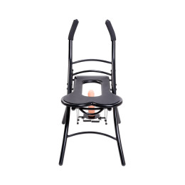 Секс-тренажер Diva My Diletto, с двумя насадками, металл, черный, 65 см