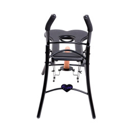 Секс-тренажер Diva My Diletto, с двумя насадками, металл, черный, 65 см