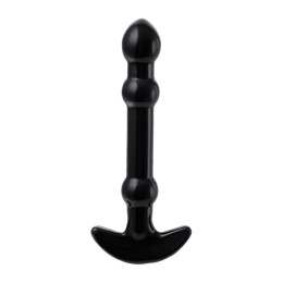 Нереалистичный фаллоимитатор Sexus Glass, стекло, черный, 19 см