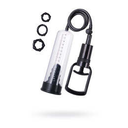 Помпа для пениса A-Toys by TOYFA Crow, PVC, чёрный, 20,5 см