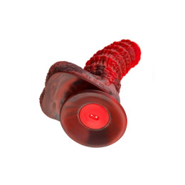 Вибратор Black&Red by TOYFA Monster Tops, силикон, красно-черный, 27 см