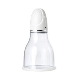 Вакуумная помпа для груди Erotist, ABS пластик, прозрачная, 22 см