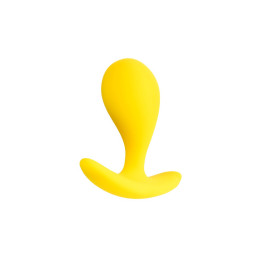 Анальная втулка ToDo by Toyfa Blob, силикон, желтый, 5,5 см, Ø 2,1 см