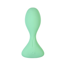 Анальная вибровтулка Satisfyer Trendsetter Connect App, зеленая, 11,3 см