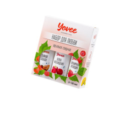 Набор гелей-смазок Yovee для любви (721002+721004+721008), вкус (малина+клубн+клубника/дыня), 3х50мл