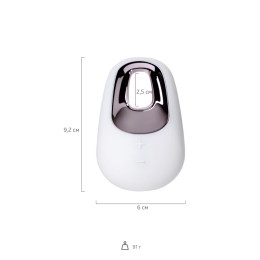 **АУТЛЕТ** Вибромассажер Satisfyer Layon 5, White temptation, силикон, белый, 9,2 см