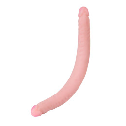 Двусторонний фаллоимитатор LoveToy LESBI TOUCH, телесный, 42,5 см