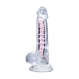Гибкий фаллоимитатор A-Toys by TOYFA Paret, TPE, прозрачный, 18 см