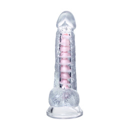 Гибкий фаллоимитатор A-Toys by TOYFA Paret, TPE, прозрачный, 18 см