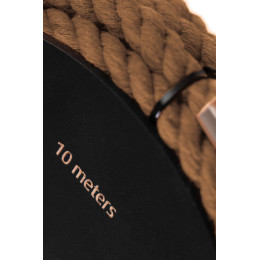 Веревка для шибари Pecado BDSM, на катушке, джут, бежевая, 10 м