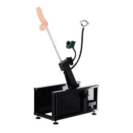 Секс-машина Diva Motion, с двумя насадками, металл, черная, 58 см