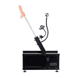 Секс-машина Diva Motion, с двумя насадками, металл, черная, 58 см