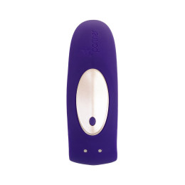 Вибромассажер для пар Satisfyer Double Plus Remote с пультом ДУ, силикон, фиолетовый, 8,8 см