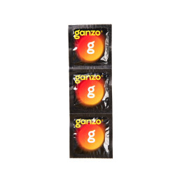 Презервативы Ganzo, classic, классические, латекс, двойная смазка, 18,5 см, 5,2 см, 3 шт.