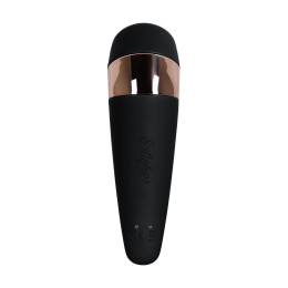 Вакуум-волновой бесконтактный стимулятор клитора Satisfyer PRO 3 Vibration, силикон, черный, 14 см.