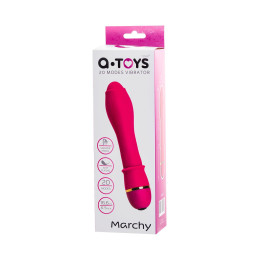 Нереалистичный вибратор A-Toys by TOYFA Marchy, силикон, розовый, 16,6 см, Ø 3