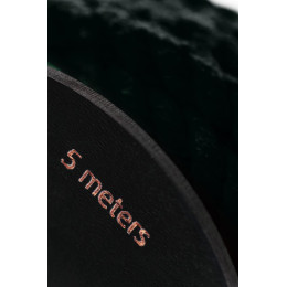 Веревка для шибари Pecado BDSM, на катушке, хлопок, черная, 5 м