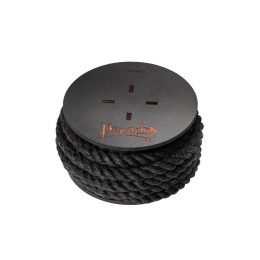 Веревка для шибари Pecado BDSM, на катушке, хлопок, черная, 5 м