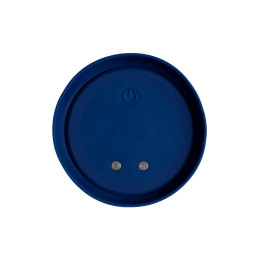 Анальная вибровтулка O'Play Unico с пультом ДУ, силикон, синий, 13,5 см.