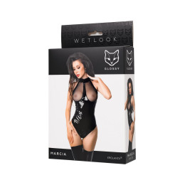 Боди Glossy Marcia из материала Wetlook, L
