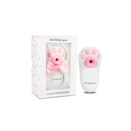 Вибратор с вакуумной стимуляцией OTOUCH Cici Kitty Plus, силикон, белый, 10,3 см