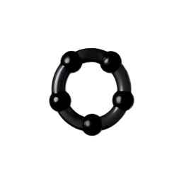 Набор колец A-Toys by TOYFA, TPE, силикон, черные, Ø 3,5/3/2 см