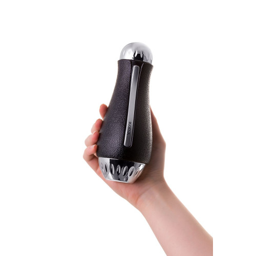 Мастурбатор нереалистичный Nalone Bling, TPE, чёрный, 19,8 см