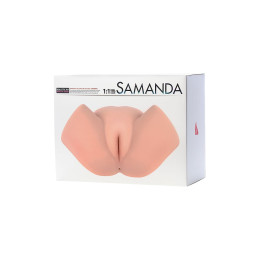 Мастурбатор реалистичный KOKOS Samanda, TPR, телесный, 34 см