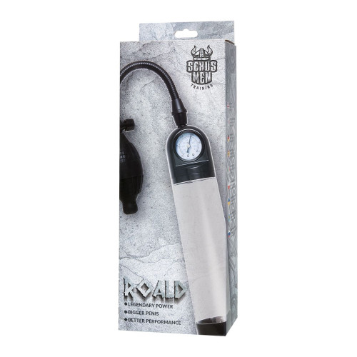 Механическая помпа для пениса Sexus Men Training Roald, ABS-пластик, черный, 61 см