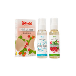 Набор гелей-смазок Yovee для любви (721009+721051), вкусовой (малина/мята) + увл (гиалурон), 2х100мл